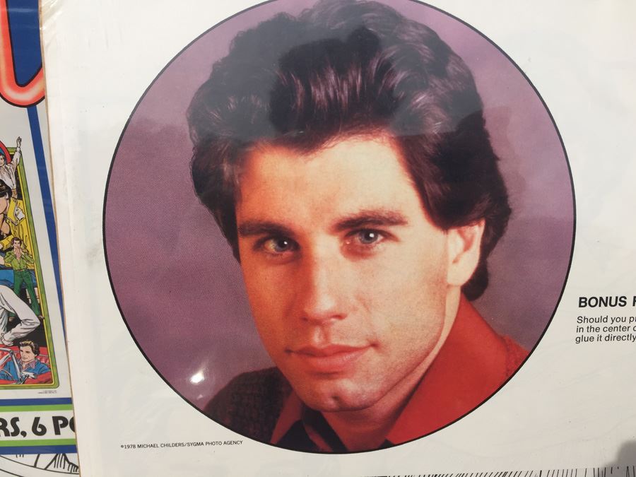John Travolta Poster Art New Sealed Craft Master 1978 [Photo 11]