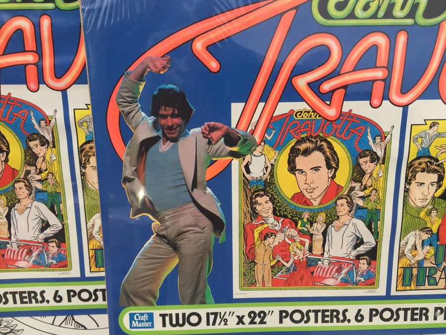 John Travolta Poster Art New Sealed Craft Master 1978 [Photo 4]