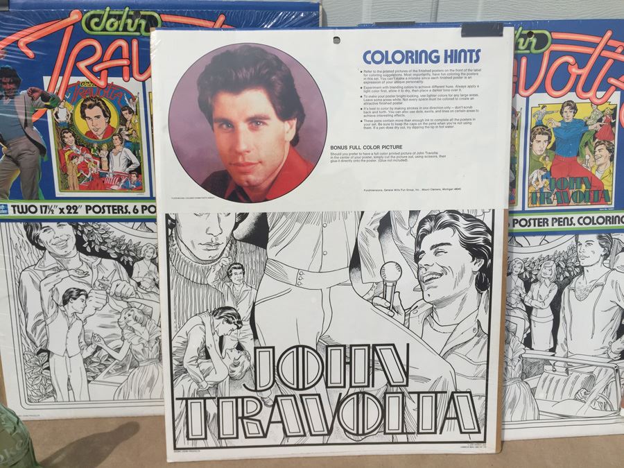 John Travolta Poster Art New Sealed Craft Master 1978 [Photo 3]