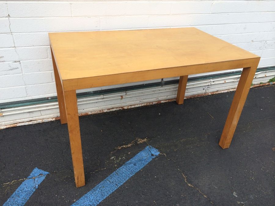 Simple Wooden Table from Hollywood / Alan Landsburg Productions
