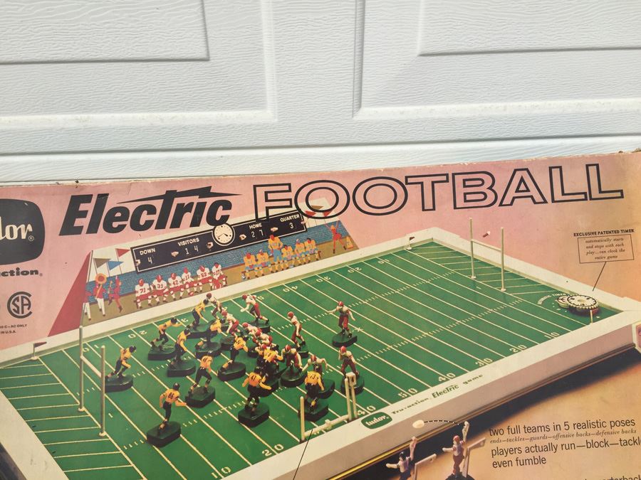 Two Vintage Sets Of The Classic Electric Football By Tudor With Box [Photo 7]