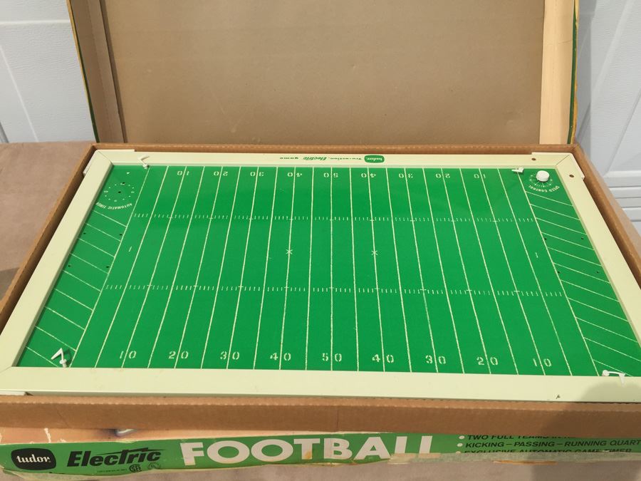 Two Vintage Sets Of The Classic Electric Football By Tudor With Box
