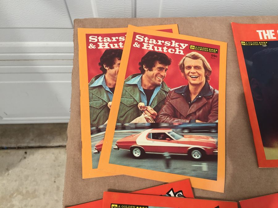Huge Set Of Golden All Star Books 1977 The Amazing Spider-Man, Muhammad Ali, Space:1999, Fat Albert And The Cosby Kids, Welcome Back Kotter, Donny & Marie, Charlie's Angels, Starsky & Hutch [Photo 10]
