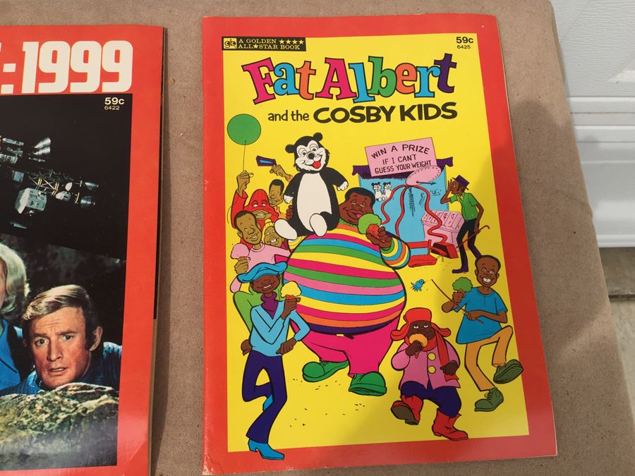 Huge Set Of Golden All Star Books 1977 The Amazing Spider-Man, Muhammad Ali, Space:1999, Fat Albert And The Cosby Kids, Welcome Back Kotter, Donny & Marie, Charlie's Angels, Starsky & Hutch [Photo 8]