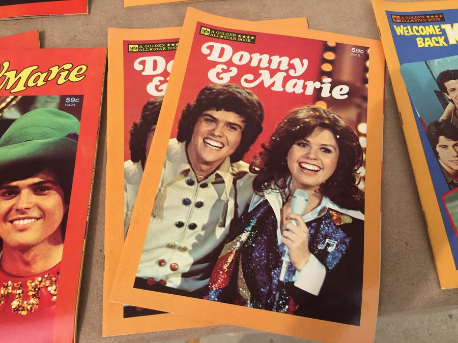 Huge Set Of Golden All Star Books 1977 The Amazing Spider-Man, Muhammad Ali, Space:1999, Fat Albert And The Cosby Kids, Welcome Back Kotter, Donny & Marie, Charlie's Angels, Starsky & Hutch [Photo 13]