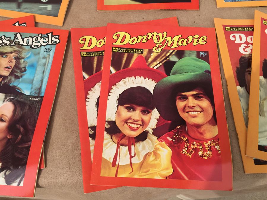 Huge Set Of Golden All Star Books 1977 The Amazing Spider-Man, Muhammad Ali, Space:1999, Fat Albert And The Cosby Kids, Welcome Back Kotter, Donny & Marie, Charlie's Angels, Starsky & Hutch [Photo 12]