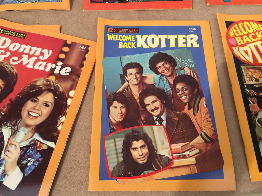 Huge Set Of Golden All Star Books 1977 The Amazing Spider-Man, Muhammad Ali, Space:1999, Fat Albert And The Cosby Kids, Welcome Back Kotter, Donny & Marie, Charlie's Angels, Starsky & Hutch [Photo 14]