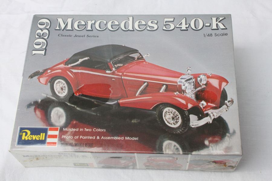 Vintage 1939 Mercedes 540-K Revell Model Kit New Sealed  [Photo 1]