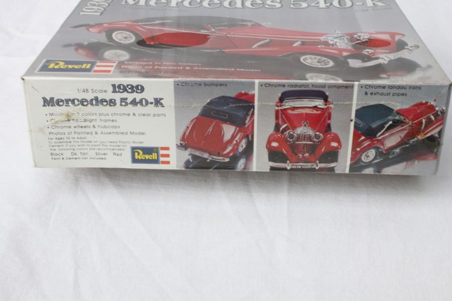 Vintage 1939 Mercedes 540-K Revell Model Kit New Sealed  [Photo 2]
