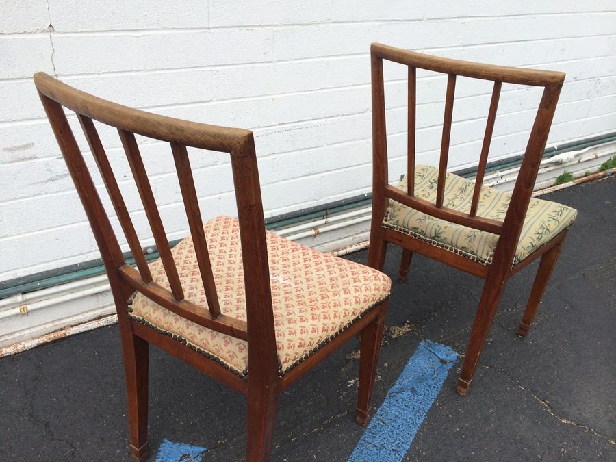 Vintage Walnut / Teak Dining Chairs [Photo 8]