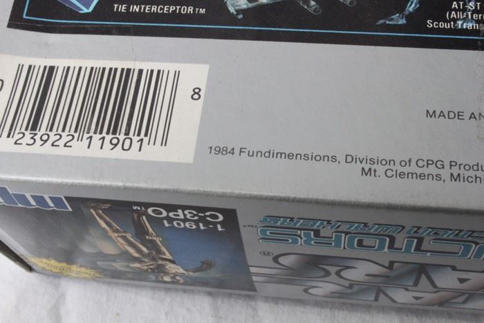 Star Wars Structors Action Walkers C-3PO And AT-AT MPC New In Box 1984 [Photo 4]