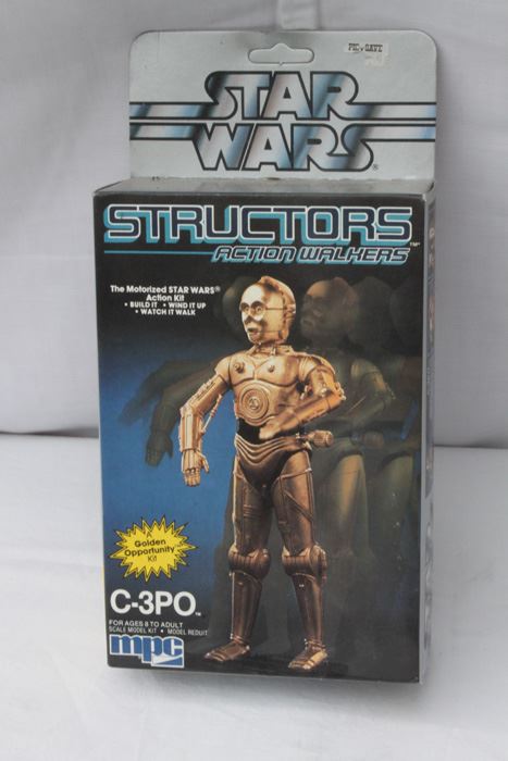 Star Wars Structors Action Walkers C-3PO And AT-AT MPC New In Box 1984 [Photo 1]