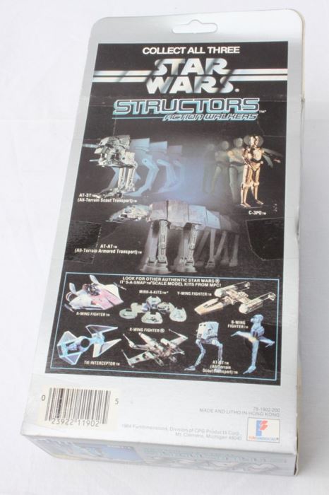 Star Wars Structors Action Walkers C-3PO And AT-AT MPC New In Box 1984 [Photo 8]