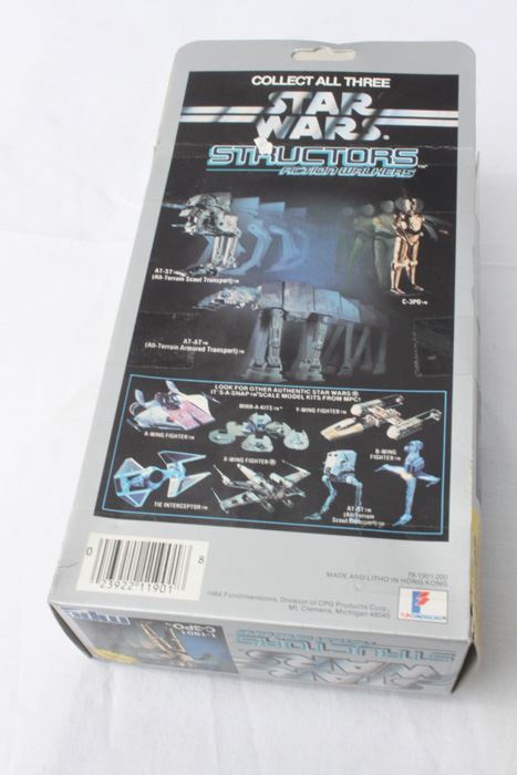 Star Wars Structors Action Walkers C-3PO And AT-AT MPC New In Box 1984 [Photo 3]