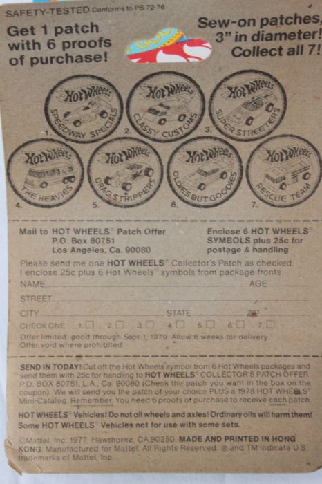 Vintage 1977 Hot Wheels New On Patch Card Oldies But Goodies '57 T-Bird #2013 & Specials American Victory #7662 [Photo 6]