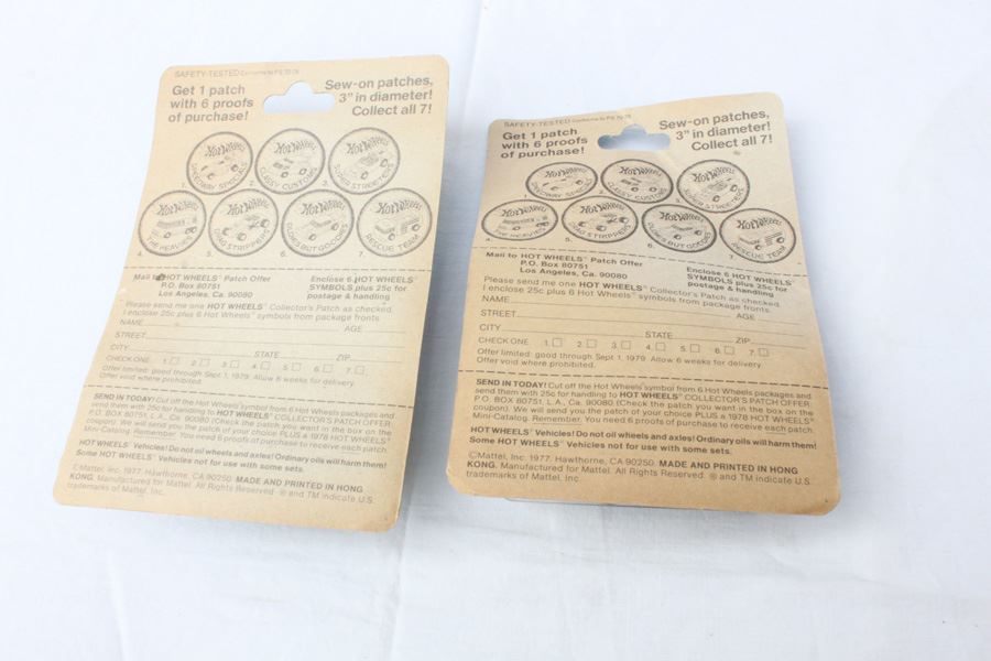 Vintage 1977 Hot Wheels New On Patch Card Oldies But Goodies T-Totaller #9648 & Race Bait 308 #2021 [Photo 6]