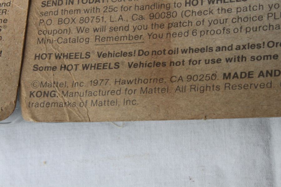 Vintage 1977 Hot Wheels New On Patch Card Oldies But Goodies Alive '55 #9210 & Drag Strippers Street Rodder #9242 [Photo 5]