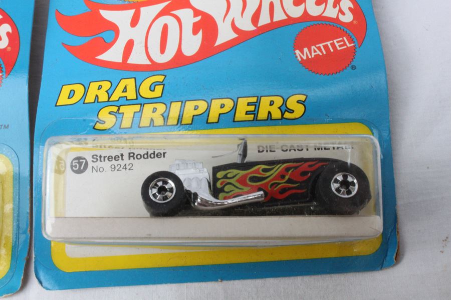 Vintage 1977 Hot Wheels New On Patch Card Oldies But Goodies Alive '55 #9210 & Drag Strippers Street Rodder #9242 [Photo 3]