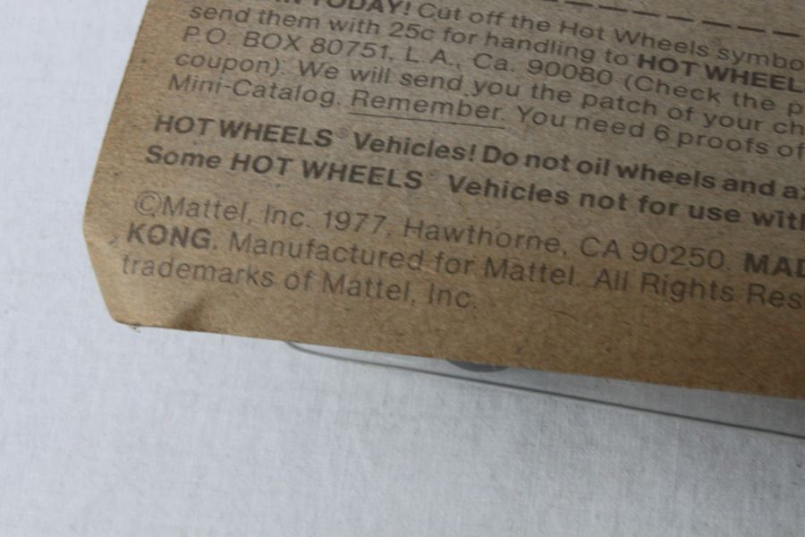 Vintage 1977 Hot Wheels New On Patch Card Drag Strippers Rodger Dodger #8759 & Classy Customs Paddy Wagon #6966 [Photo 7]