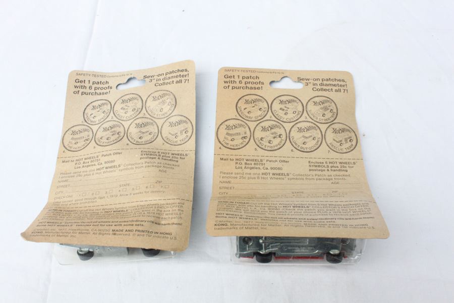 Vintage 1977 Hot Wheels New On Patch Card Speedway Specials Formula 5000 & Rescue Team Fire Chaser #2639 [Photo 4]