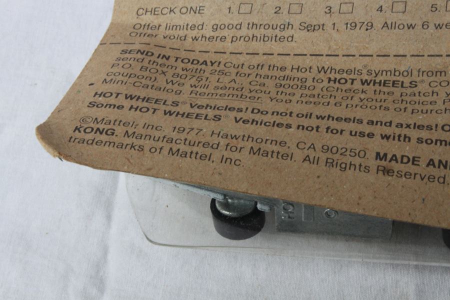 Vintage 1977 Hot Wheels New On Patch Card Speedway Specials Formula 5000 & Rescue Team Fire Chaser #2639 [Photo 6]