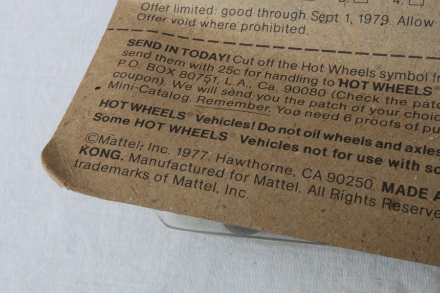 Vintage 1977 Hot Wheels New On Patch Card Speedway Specials Formula 5000 & Rescue Team Fire Chaser #2639 [Photo 7]