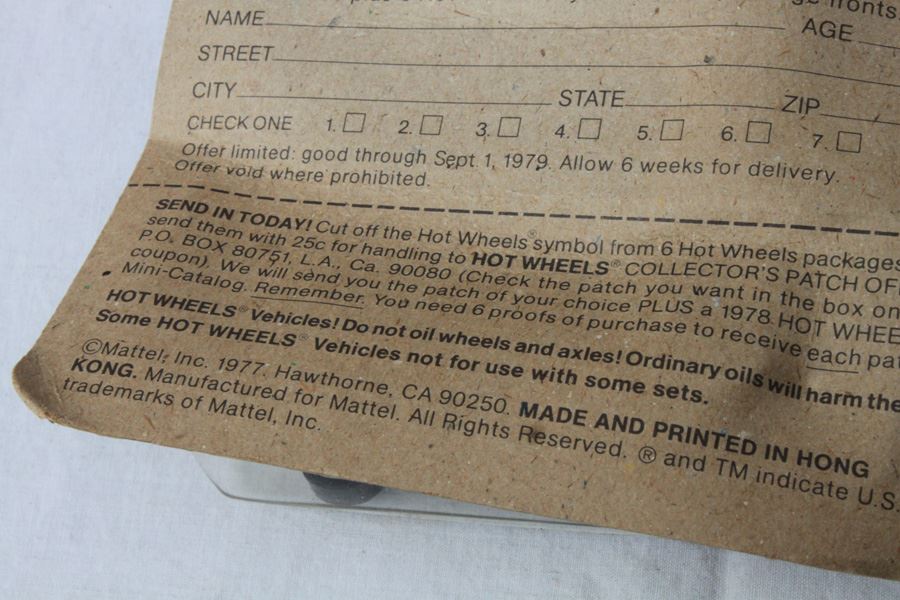 Vintage 1977 Hot Wheels New On Patch Card Speedway Specials Formula 5000 & Rescue Team Fire Chaser #2639 [Photo 8]