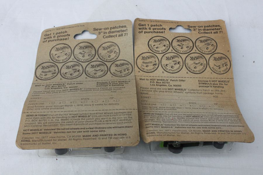 Vintage 1977 Hot Wheels New On Patch Card Speedway Specials Monte Carlo Stocker #7660 & Drag Strippers Show Hoss II #9646 [Photo 4]