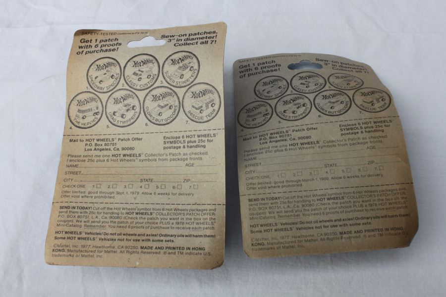 Vintage 1977 Hot Wheels New On Patch Card The Heavies '56 Hi-Tail Hauler #9647 & Classy Customs Bubble Gunner #2511 [Photo 4]