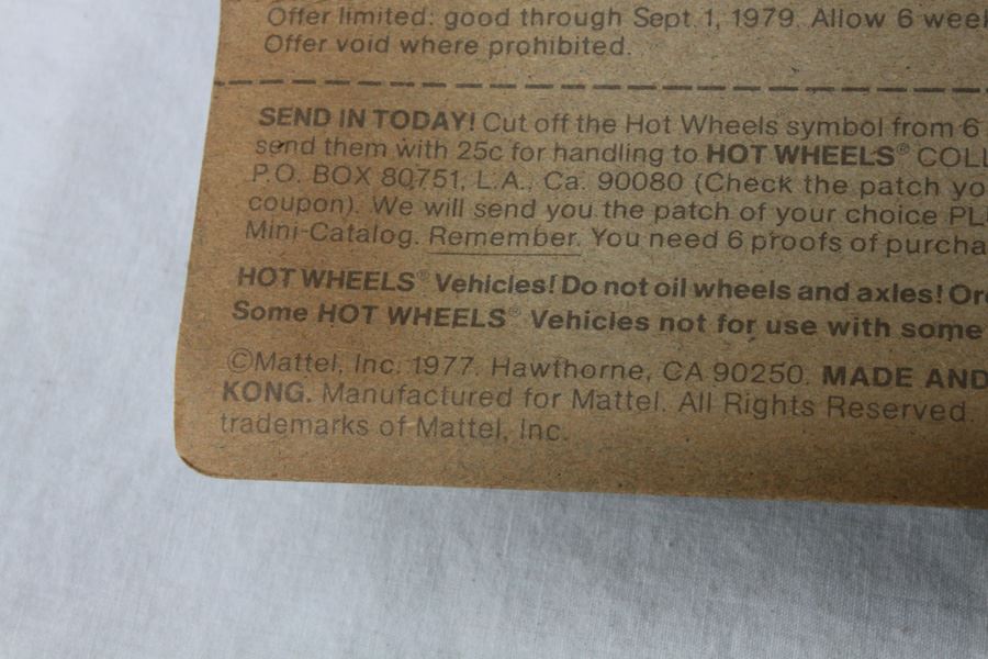 Vintage 1977 Hot Wheels New On Patch Card Drag Strippers Packin Pacer #2015 & Classy Customs Large Charge #9211 [Photo 6]