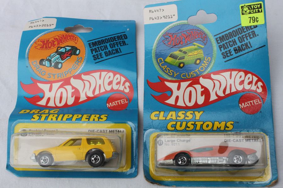 Vintage 1977 Hot Wheels New On Patch Card Drag Strippers Packin