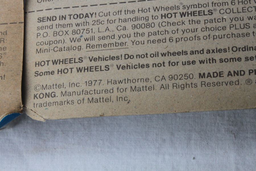 Vintage 1977 Hot Wheels New On Patch Card Drag Strippers Packin Pacer #2015 & Classy Customs Large Charge #9211 [Photo 5]