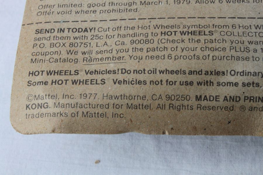 Vintage 1977 Hot Wheels New On Patch Card Rescue Team Emergency Squad #7650 & Super Streets Super Streeters California Cruisin' #9205  [Photo 6]