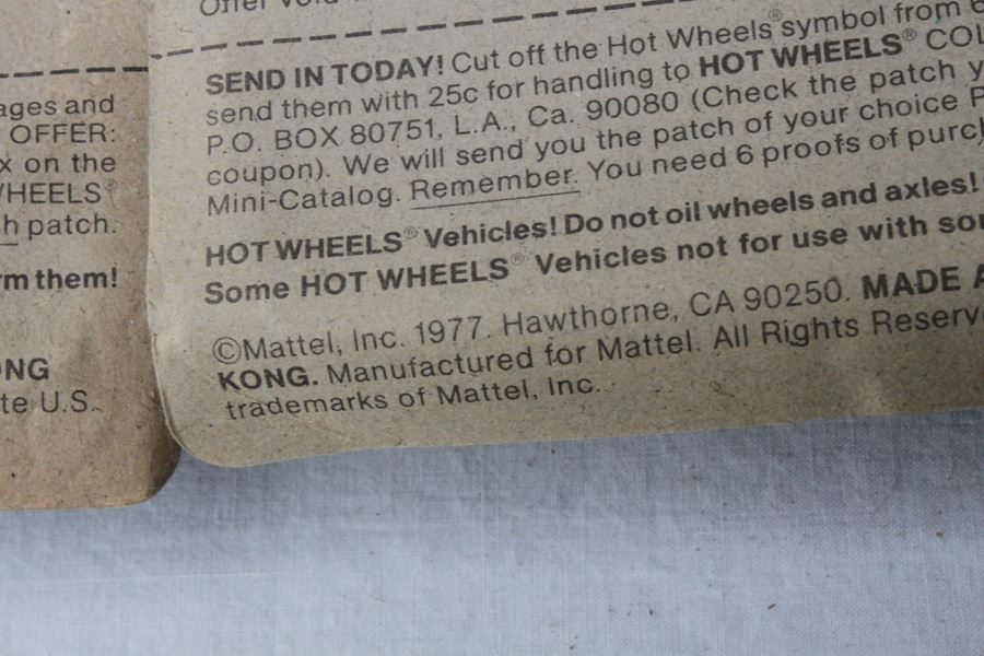 Vintage 1977 Hot Wheels New On Patch Card Rescue Team Emergency Squad #7650 & Super Streets Super Streeters California Cruisin' #9205  [Photo 5]