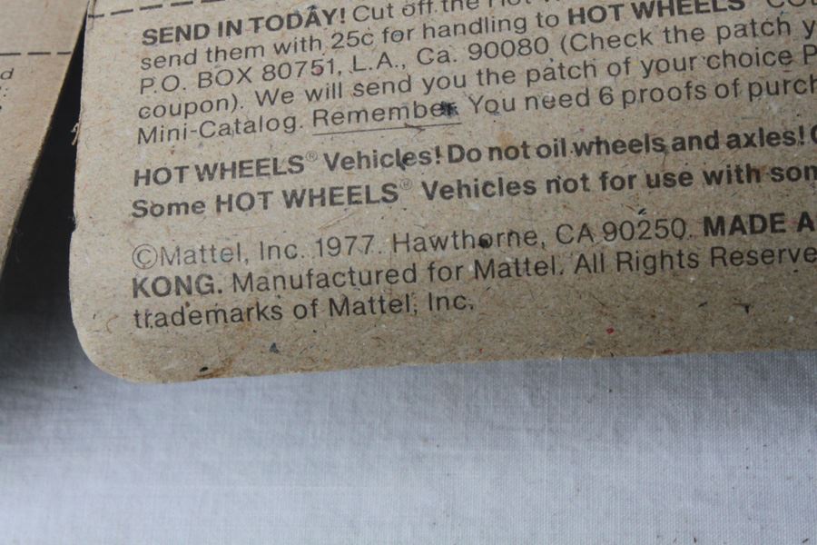 Vintage 1977 Hot Wheels New On Patch Card Drag Strippers Army Funny Car #2023 & Speedway Specials Porsche P-917 #6972 [Photo 3]