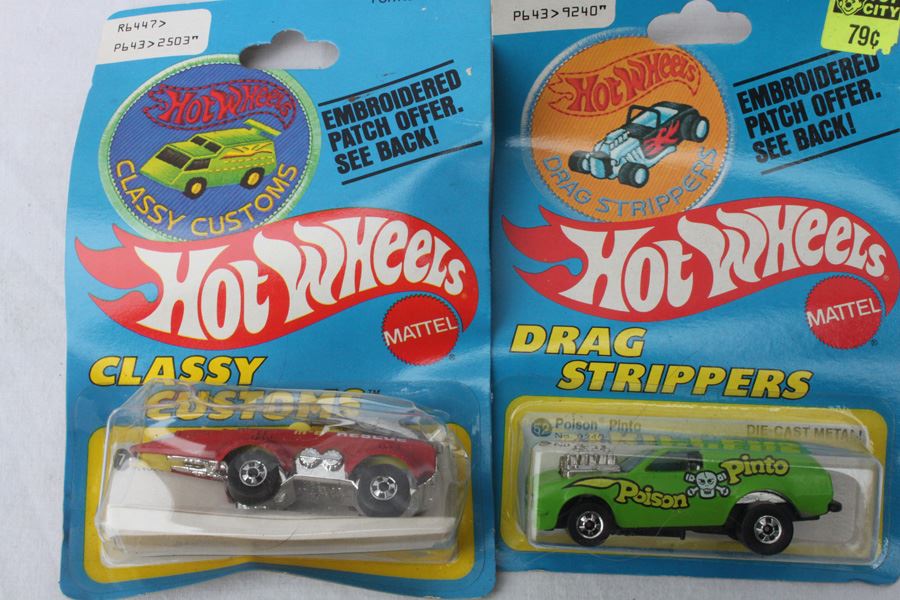Vintage 1977 Hot Wheels New On Patch Card Classy Customs & Drag Strippers Poison Pinto #9240
