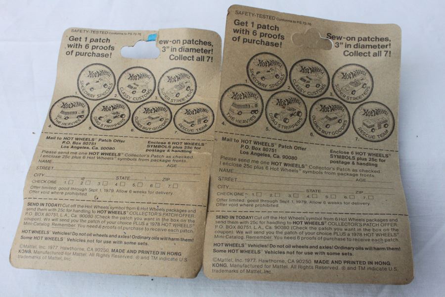 Vintage 1977 Hot Wheels New On Patch Card Drag Strippers Cool One #9120 & Super Streeters Z Whiz #9639 [Photo 4]