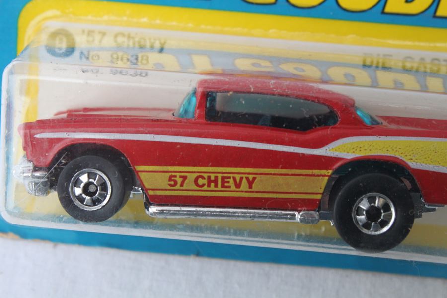 Vintage 1977 Hot Wheels New On Patch Card Oldies But Goodies '57 Chevy #9638 & Speedway Specials Baja Breaker [Photo 3]