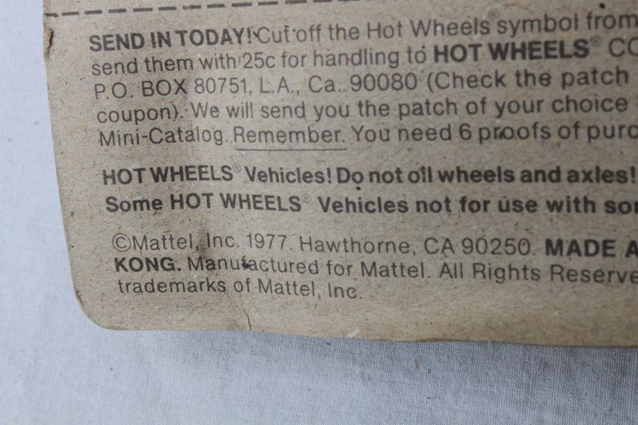 Vintage 1977 Hot Wheels New On Patch Card Oldies But Goodies Auburn & Speedway Specials Formula P.A.C.K. #9037 [Photo 7]