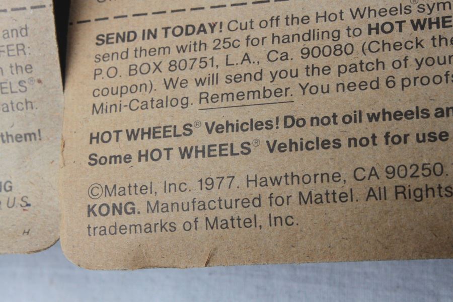 Vintage 1977 Hot Wheels New On Patch Card Oldies But Goodies Auburn & Speedway Specials Formula P.A.C.K. #9037 [Photo 6]
