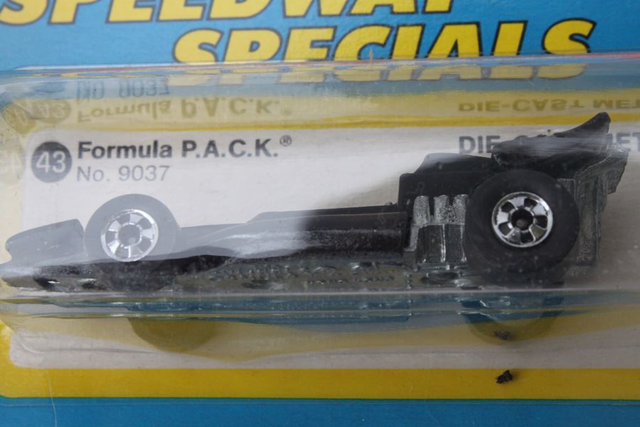Vintage 1977 Hot Wheels New On Patch Card Oldies But Goodies Auburn & Speedway Specials Formula P.A.C.K. #9037 [Photo 2]