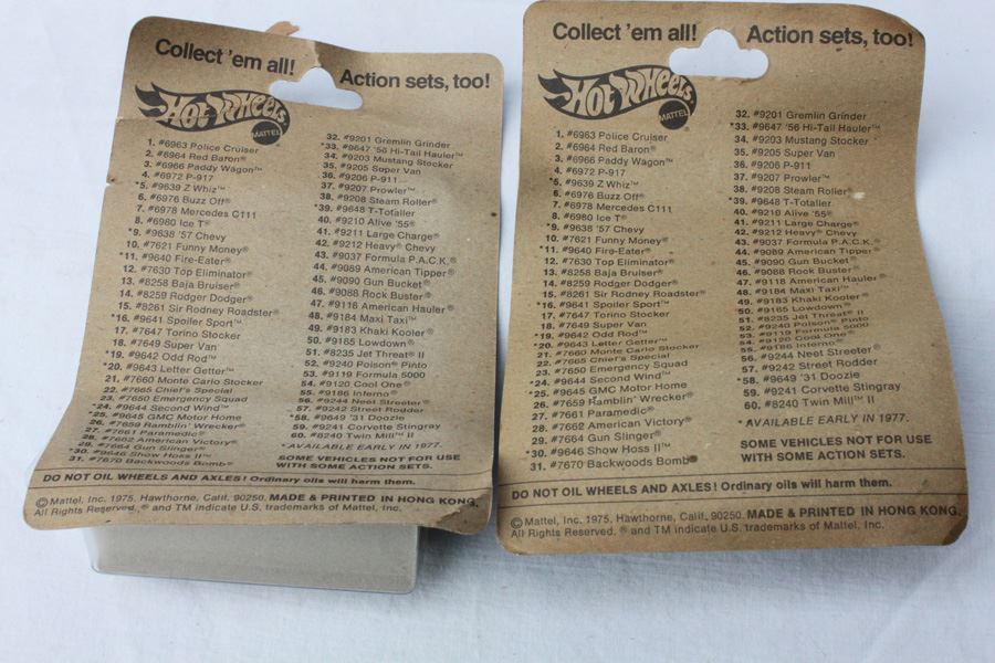 Vintage 1975 Hot Wheels Flying Colors Buzz Off #6 And Inferno #55 [Photo 4]
