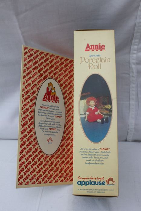 Annie Genuine Porcelain Doll New In Box Applause  [Photo 4]