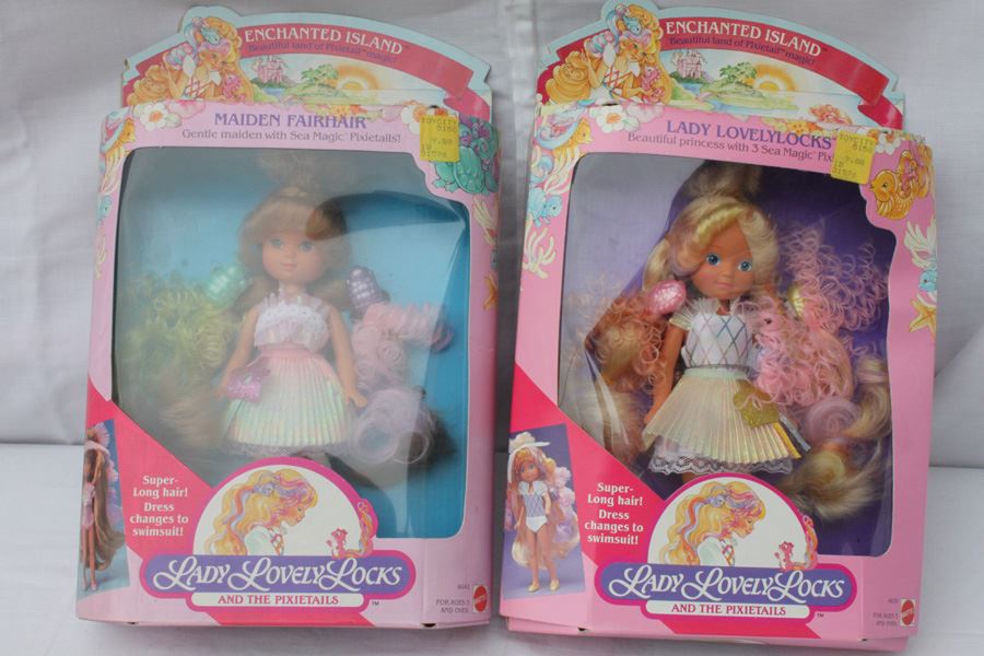 Lady Lovely Locks And The Pixietails Maiden Fairhair And Lady Lovelylocks New In Box Mattel 1987 [Photo 1]