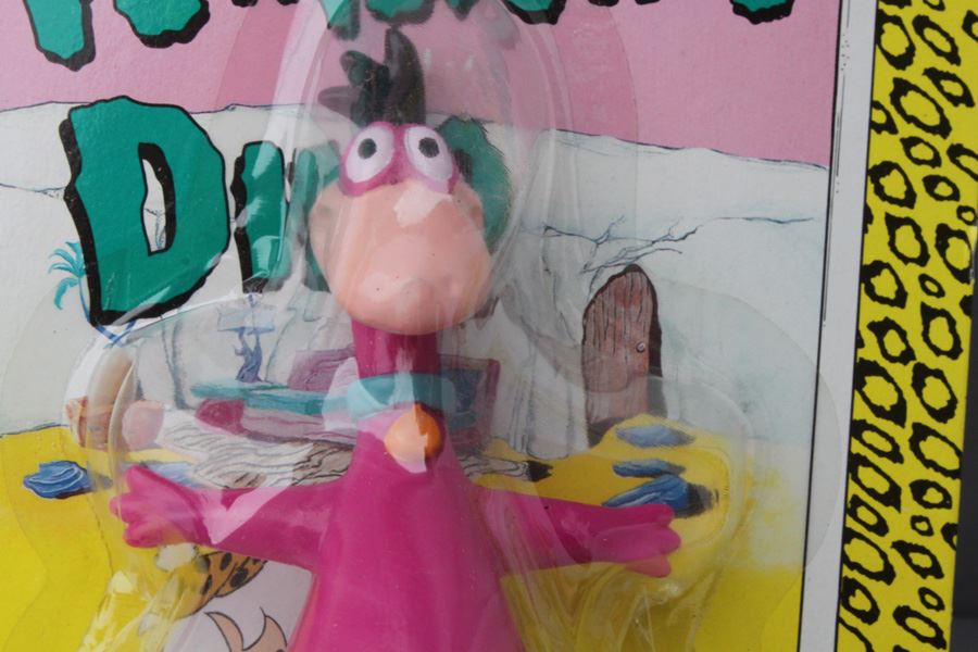 The Flintstones Bend-ems Fred, Barney, Dino Justoys New On Card 1991 Hanna-Barbera [Photo 3]
