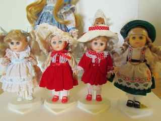 Lot of 7 Vintage Dolls Includes: Ginny dolls & Porcelain Doll [Photo 4]