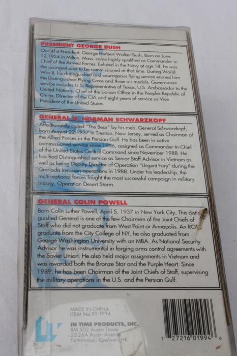 Limited Edition America's Heroes Doll Gen. Norman Schwarzkopf New In Box [Photo 3]