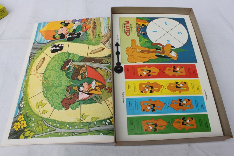 Walt Disney's PLUTO On The Scent Game And GOOFY Darn Socks Game New In Box 1977 [Photo 3]