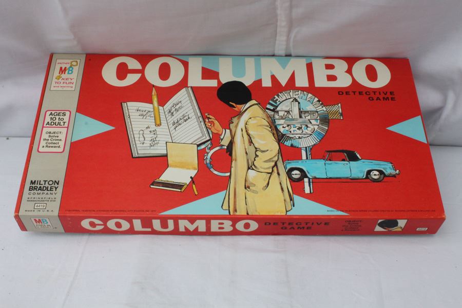 COLUMBO Detective Game Milton Bradley 1973 [Photo 1]