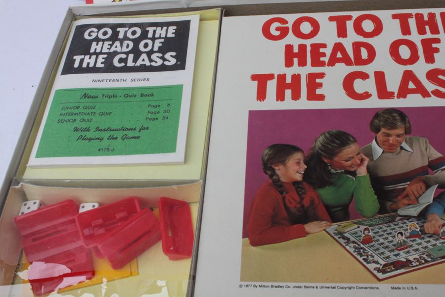 Go To The Head Of The Class Game Milton Bradley 1977 New In Box [Photo 3]